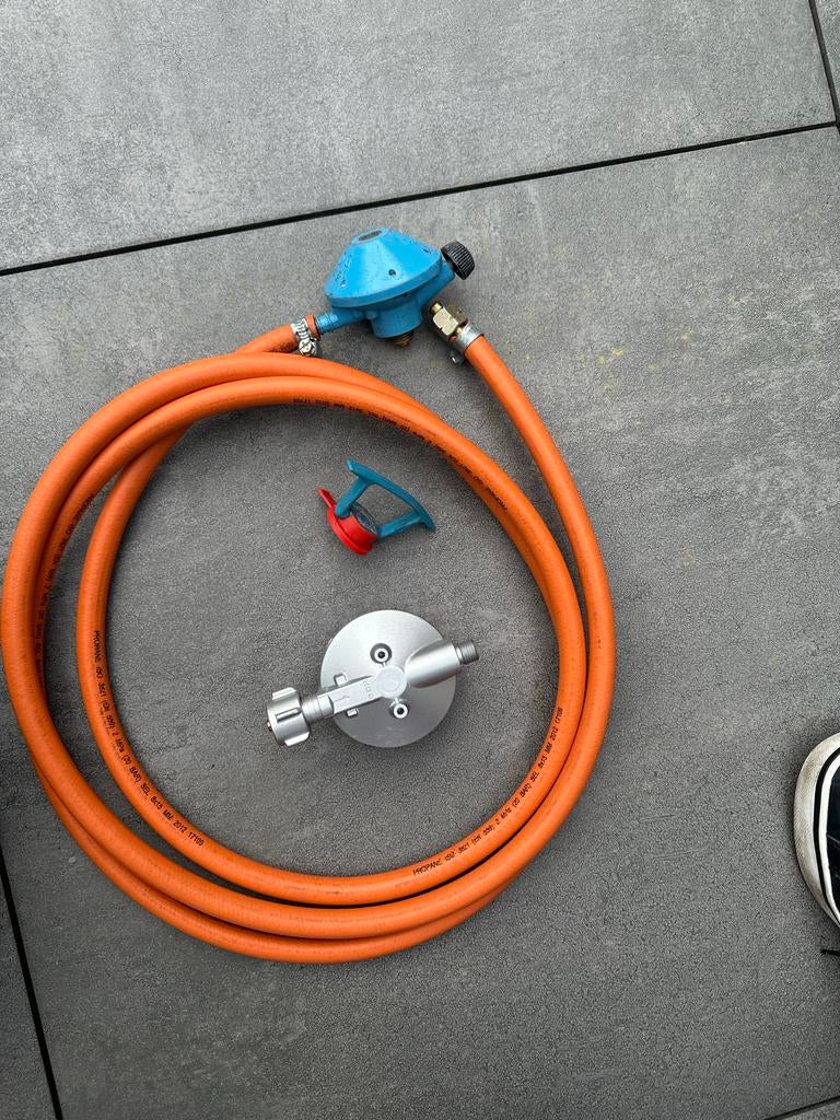 CADAC Safari Chef 2 gasbarbecue met toebehoren, Ophalen of Verzenden, Gebruikt