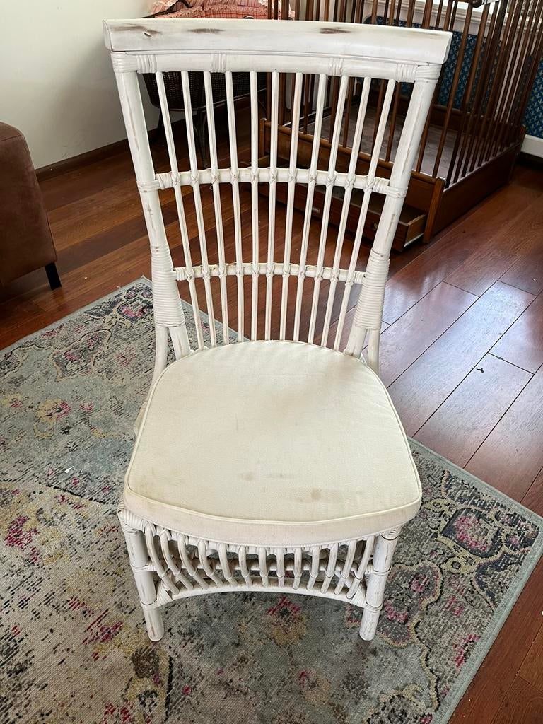 4 stoelen riviera Maison rotan manou stijl., Ophalen