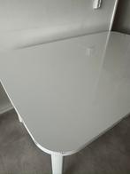 ZOGOED ALS NIEUW; Ikea Strandtorp uittrekbare eettafel wit, Ophalen, 50 tot 100 cm, Zo goed als nieuw, Vijf personen of meer
