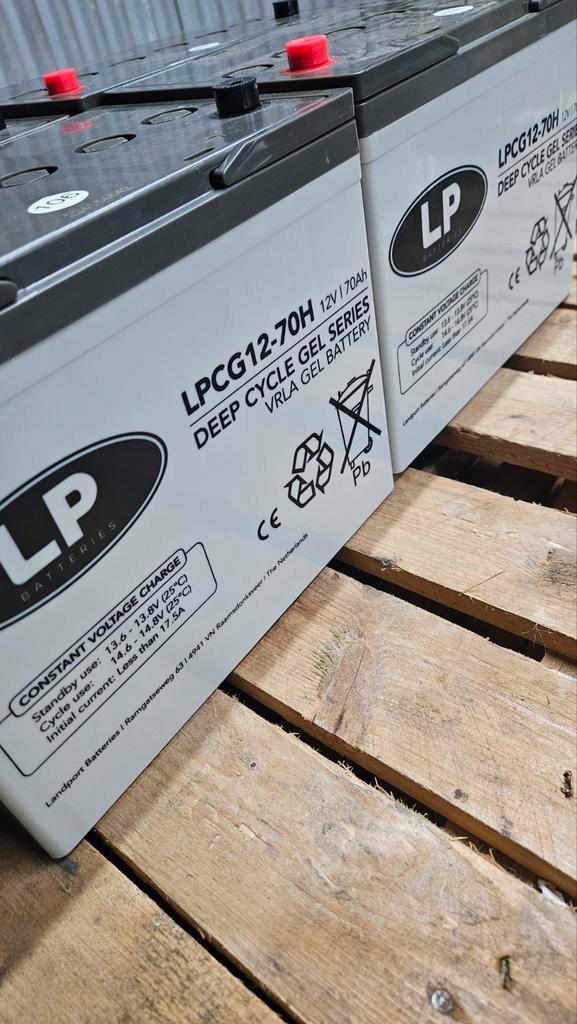 Nieuwe 12v 70ah LP gel / deep cycle accu's / scootmobiel, Auto-onderdelen, Accu's en Toebehoren, Nieuw, Ophalen