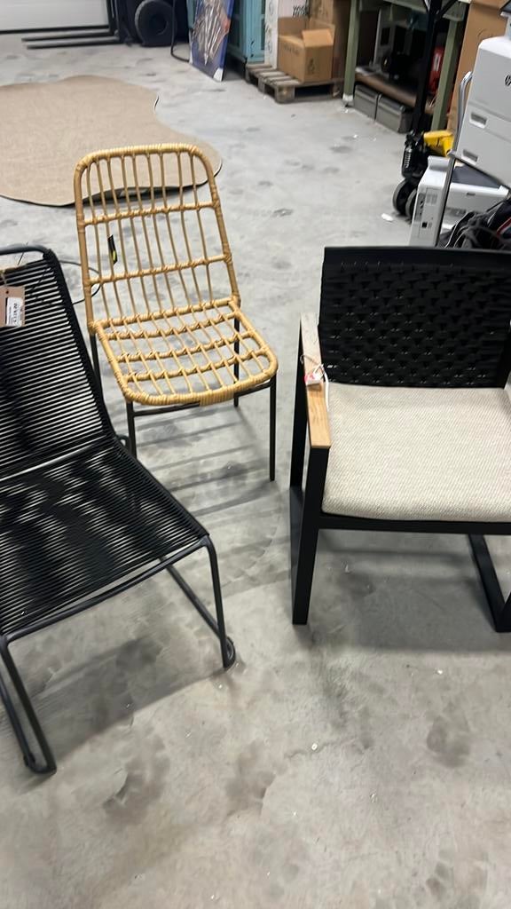 Partij nieuwe stoelen, Tuin en Terras, Ophalen of Verzenden, Zo goed als nieuw, Rotan
