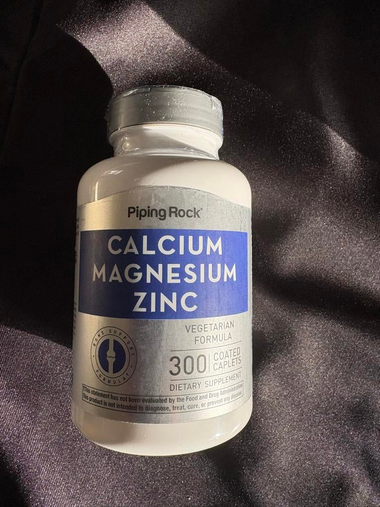 Piping Rock Calcium Magnesium Zink 300 stuks, Ophalen of Verzenden, Nieuw, Overige typen