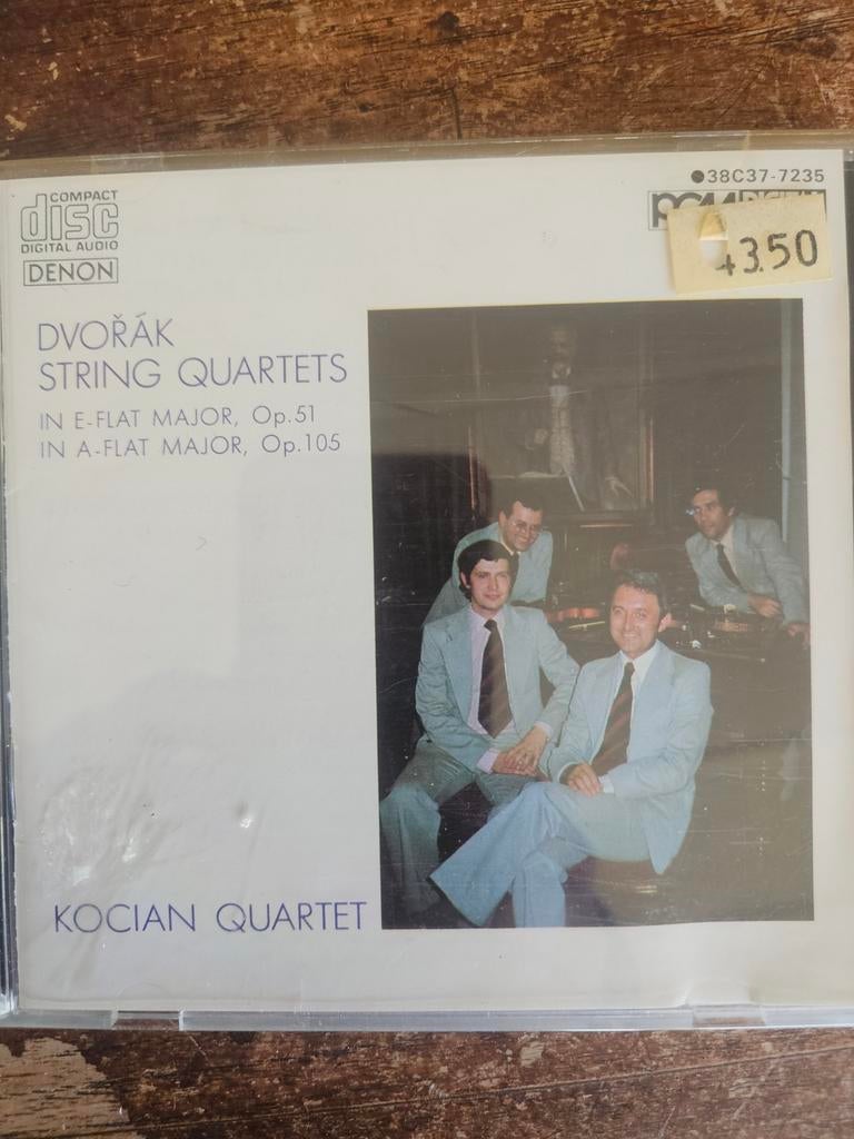 Dvořák Strijkkwartetten - Kocian Quartet CD, Ophalen of Verzenden, Modernisme tot heden, Zo goed als nieuw, Kamermuziek