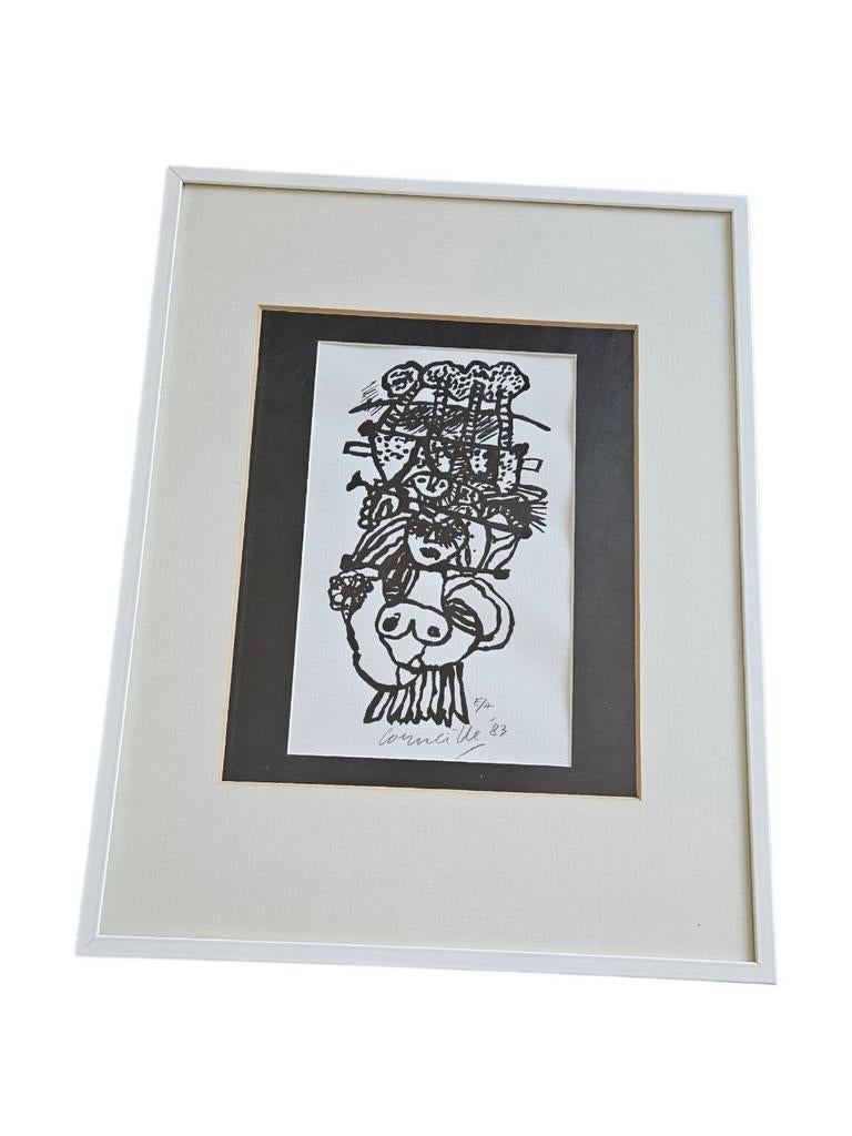 Corneille lithografie, Antiek en Kunst, Ophalen of Verzenden