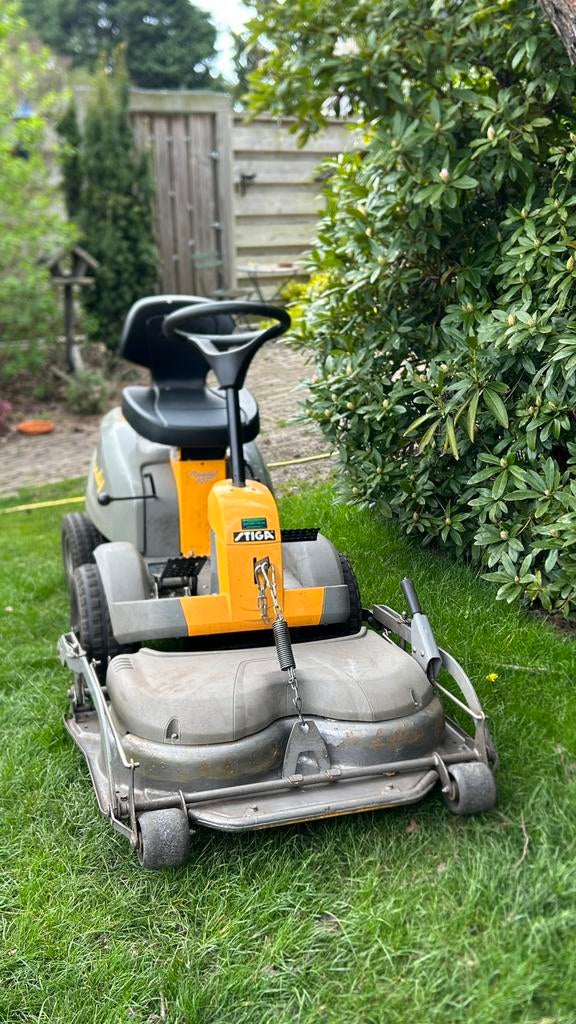 ‼️Stiga Villa HST frontmaaier 85 cm breed mulch maaidek ‼️, Ophalen of Verzenden, Zo goed als nieuw, 50 cm of meer