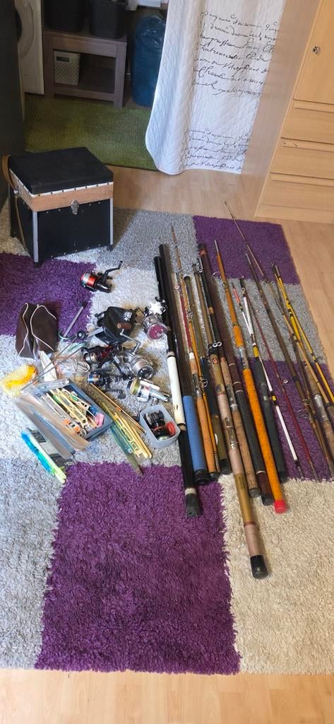 Complete hengeluitrusting, Ophalen