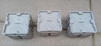 3 stuks ABB Inbouwdoos schoonmetselwerk 196 16 mm grijs, Ophalen of Verzenden