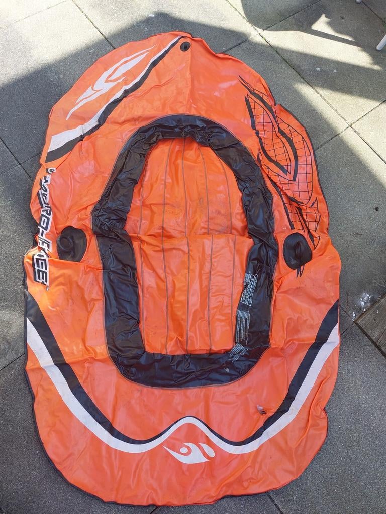 Oranje opblaasbare boot, opblaasboot, Kinderen en Baby's, Ophalen of Verzenden