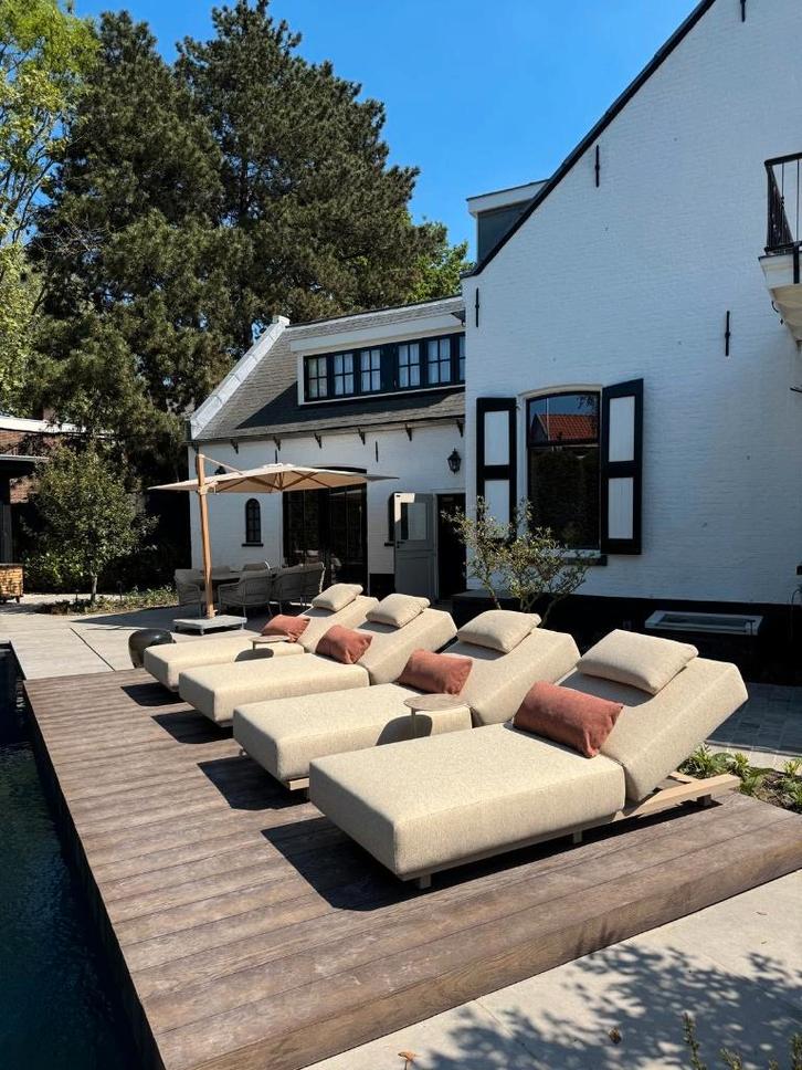 4 seasons outdoor ligbed Latte Daybed Verstelbaar, Tuin en Terras, Tuinmeubel-accessoires, Nieuw, Ophalen of Verzenden