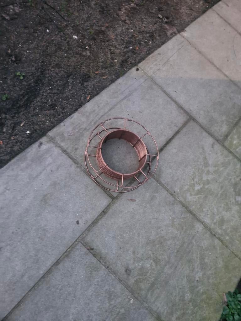 Koperdraad op spoel - Diverse toepassingen, Ophalen, Gebruikt, Kabel of Snoer