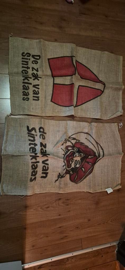 Jute sinterklaas zakken, Diversen, Sinterklaas, Ophalen of Verzenden, Zo goed als nieuw