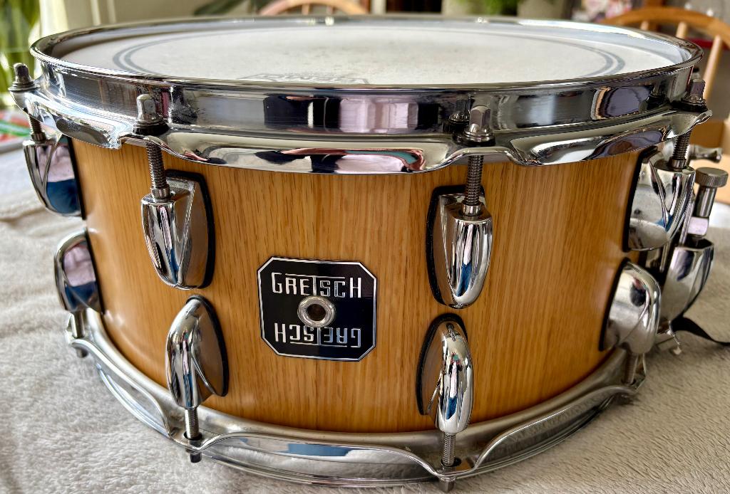Gretsch snaredrum massief maple 14 x 6.5’ in top staat., Muziek en Instrumenten, Drumstellen en Slagwerk, Ophalen, Zo goed als nieuw