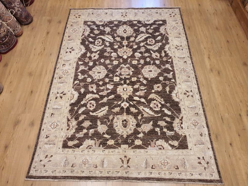 Handgeknoopt oosters tapijt ziegler 209x150, Huis en Inrichting, Info@SlatsAntiek.nl, 100 tot 150 cm, Perzisch, Vof Slats Antiek