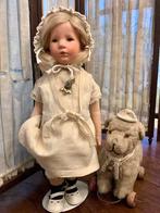 Antieke kathe kruse stofkopje lange naad 1940, Antiek en Kunst, Antiek | Speelgoed, Ophalen of Verzenden