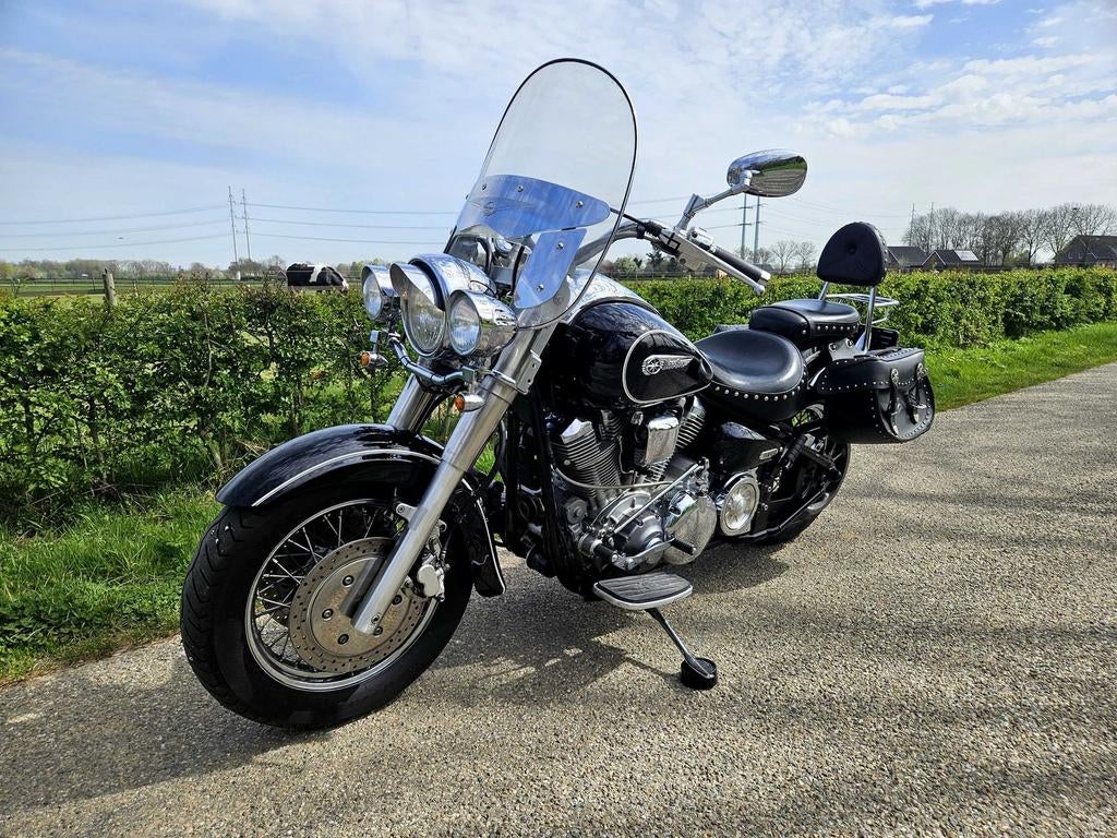 YAMAHA XV 1600 WILDSTAR 2000 Zijtassen Rugsteun Bagagerek, Motoren, Motoren | Yamaha, 2 cilinders, 1600 cc, Motorrijbewijs A, Onbekend