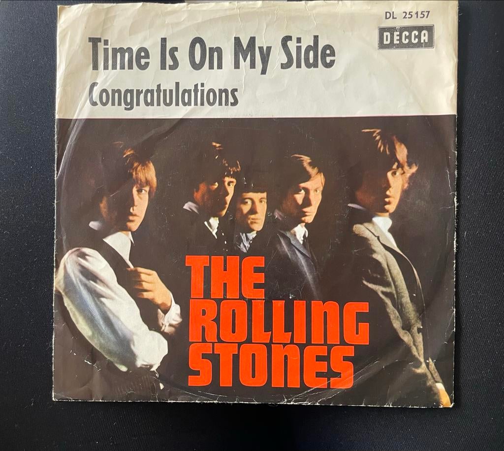 The Rolling Stones - Time Is On My Side / Congratulations, Ophalen of Verzenden, Gebruikt, 7 inch, Poprock