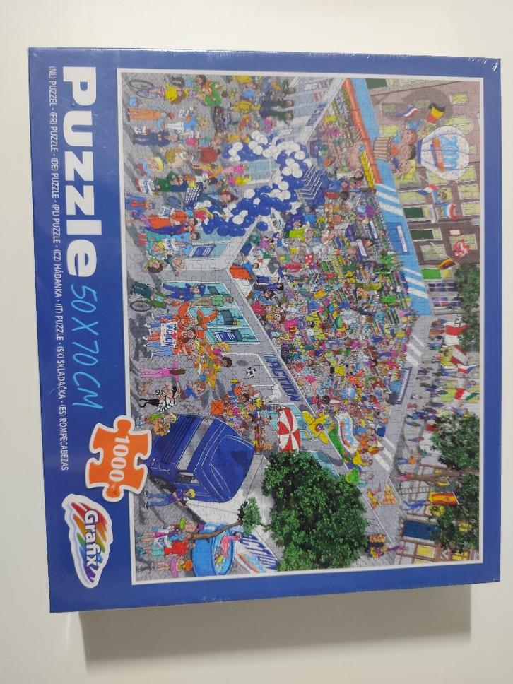 Action Puzzel 1000 stuks 50x70cm Grafix, Hobby en Vrije tijd, Denksport en Puzzels, Nieuw, Legpuzzel, 500 t/m 1500 stukjes, Ophalen of Verzenden