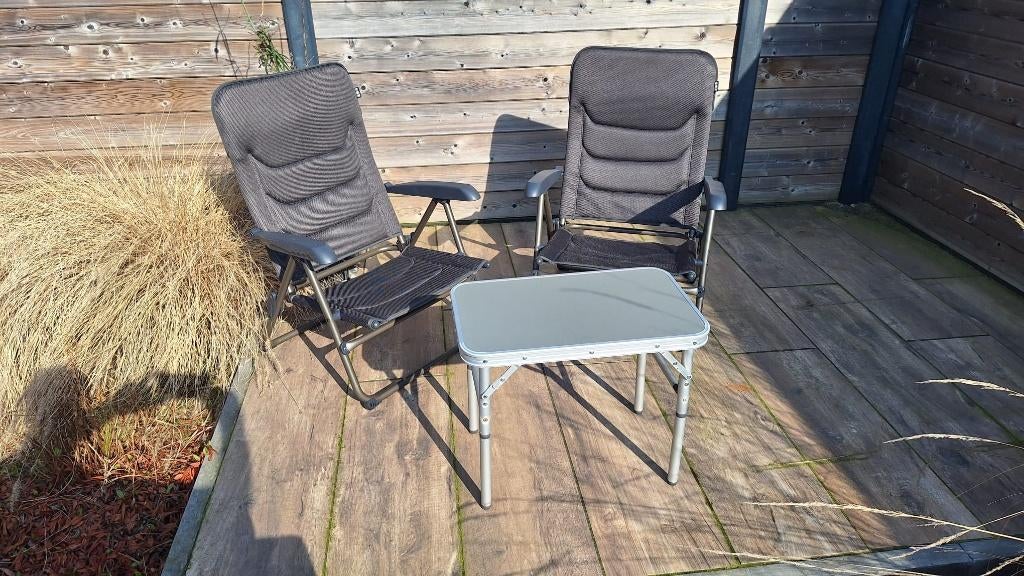 Redwood Loana Comfort campingstoelen met tafeltje, Ophalen, Zo goed als nieuw, Campingstoel