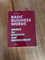 Basic Business Words - Words for Business and Management, Ophalen of Verzenden, Gamma, Gelezen, HBO