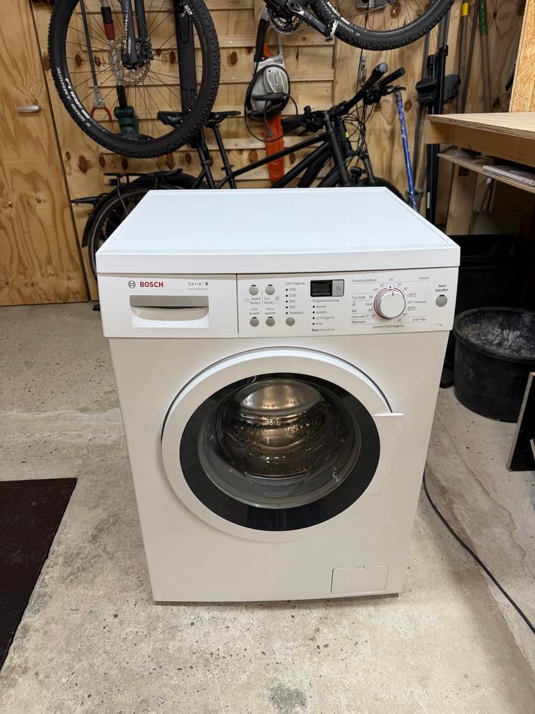 Bosch Serie 6 VarioPerfect wasmachine, Ophalen, Gebruikt, Voorlader, 85 tot 90 cm