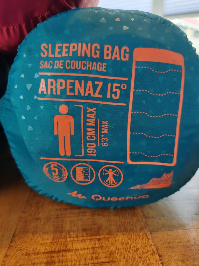 3x QUECHUA Zomer slaapzak Arpenaz 15C, Ophalen, Zo goed als nieuw