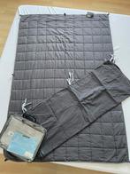 Calmzy Kids 3,2 KG verzwaringsdeken + hoes grijs, Gebruikt, Jongetje of Meisje, Ophalen of Verzenden, Deken of Dekbed