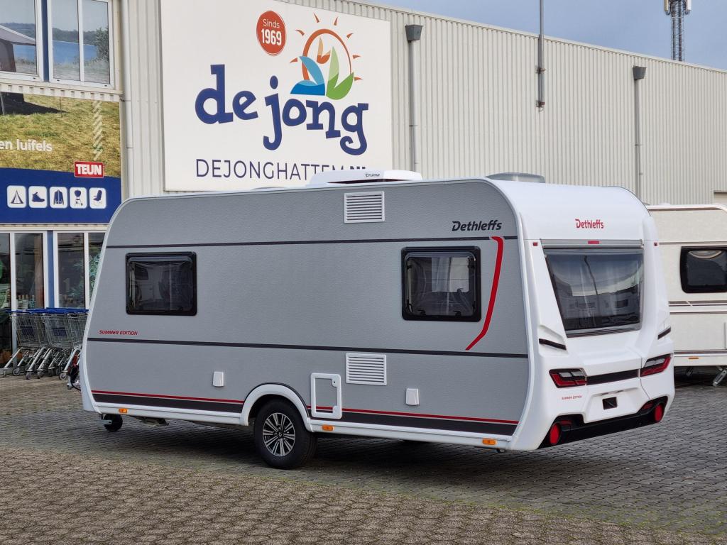 Dethleffs Summer Edition 460 EL Enkele bedden - Dakairco, Standaardzit, Bedrijf, 5 tot 6 meter, Overige typen