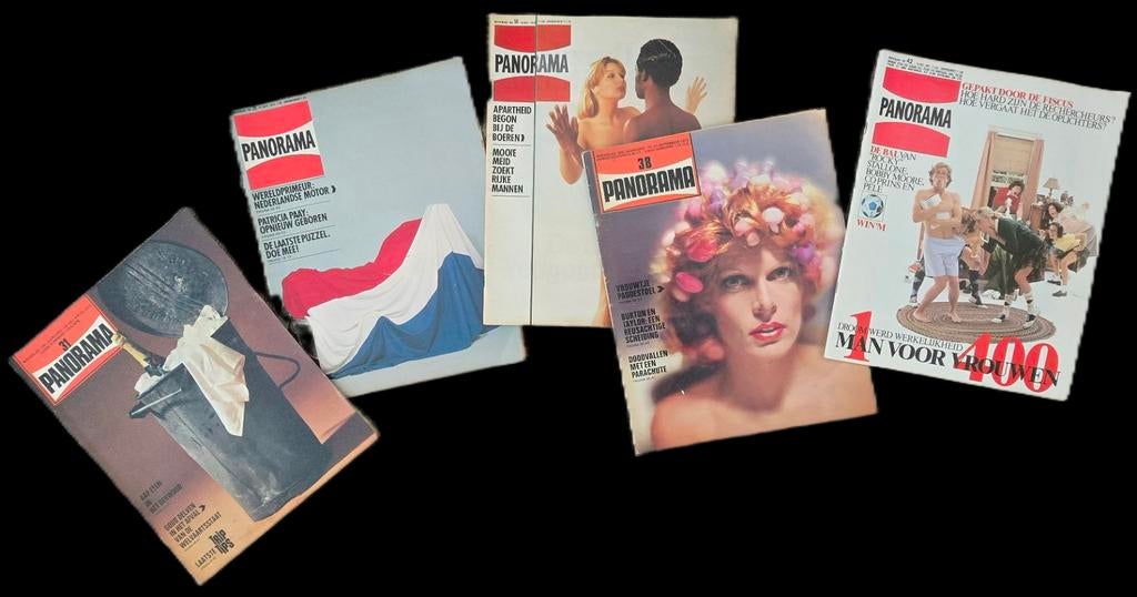 Panorama, 5 stuks, Ophalen of Verzenden, Gelezen, Muziek, Film of Tv