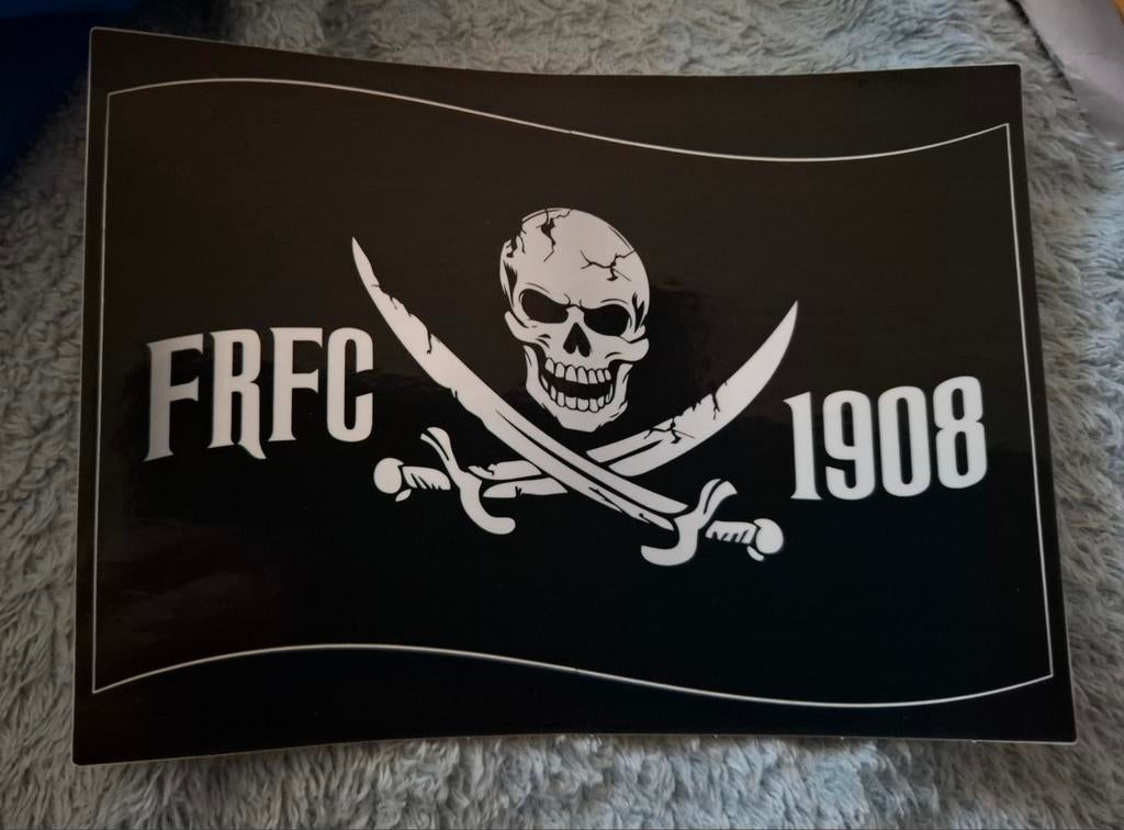 Sticker Feyenoord FRFC 1908 schedel, Verzamelen, Stickers, Ophalen of Verzenden, Nieuw, Sport