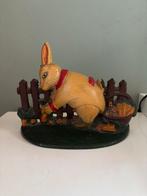 Antieke giet ijzeren Peter Rabbit deurstopper, Antiek en Kunst, Ophalen of Verzenden