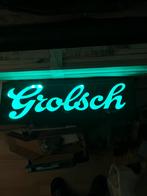 Grolsch verlichting, Ophalen of Verzenden, Zo goed als nieuw, Reclamebord, Plaat of Schild, Grolsch
