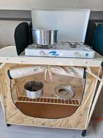 Camping keuken met toebehoren, Ophalen