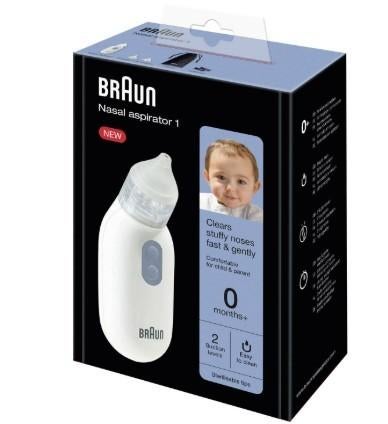 Braun Babyneusreiniger Nasal aspirator1 BNA100EU, Ophalen of Verzenden, Nieuw