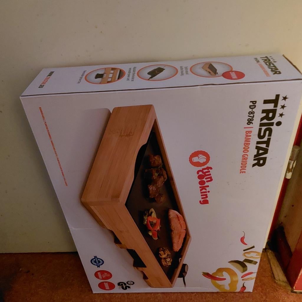 Tristar PD-8786 Bamboo Griddle, Ophalen, 4 t/m 7 personen