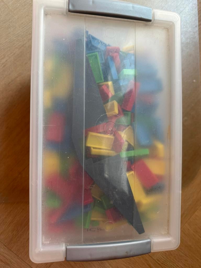 Domino steentjes in bak, Ophalen of Verzenden, Zo goed als nieuw, Overige merken