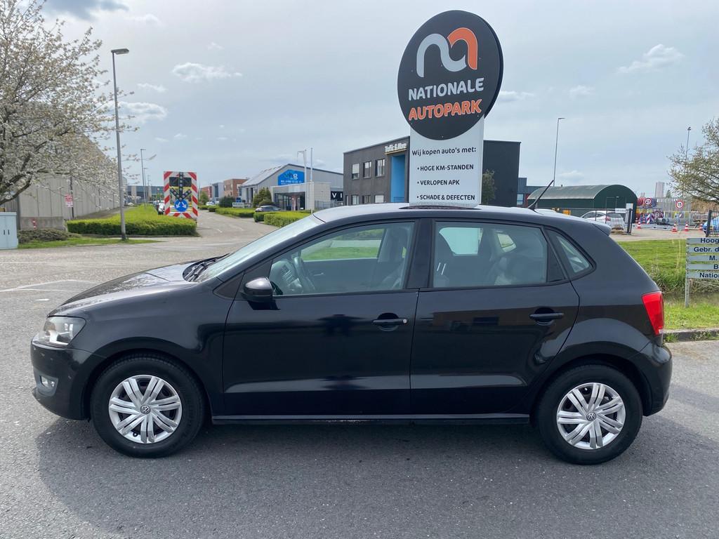 Volkswagen Polo | 2010 | 1.4-16V Comfortline |INC NIEUWE APK, Auto's, Voorwielaandrijving, 86 pk, 4 cilinders, Zwart