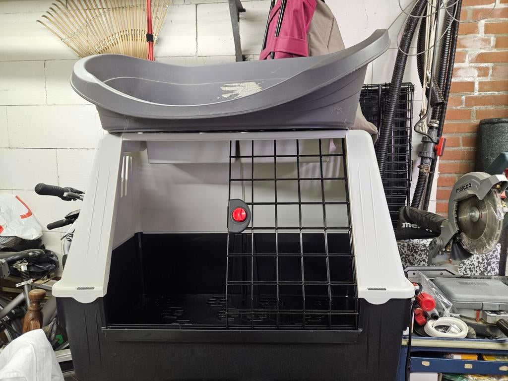 Hondenbench + mand, Ophalen