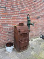 Oude roestige kachel - decoratie/opknapper, Huis en Inrichting, Kachels, Ophalen, Gebruikt, Houtkachel, Vrijstaand