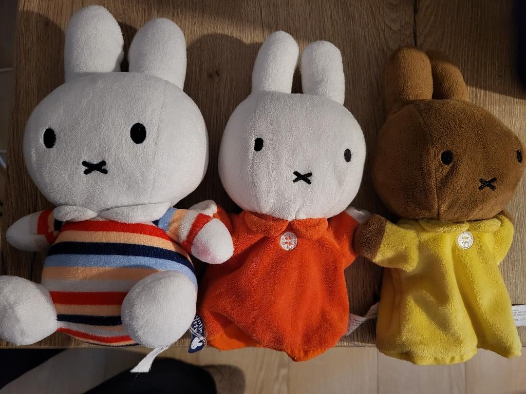 Nijntje knuffel en handpop, Ophalen, Zo goed als nieuw, Konijn