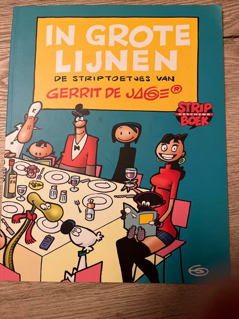 In Grote Lijnen - De Strips van Gerrit de Jager, Boeken, Eén stripboek, Ophalen of Verzenden, Zo goed als nieuw