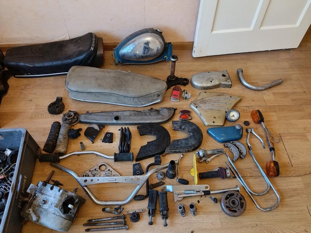 Zündapp onderdelen 428 510 515 517 - Motor, tank, buddy, Ophalen, Gebruikt, Blok