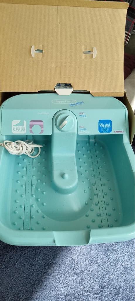 Carmen Happy Feet Plus Whirl voetenbad, Witgoed en Apparatuur, Persoonlijke-verzorgingsapparatuur, Ophalen of Verzenden, Hand- en Voetverzorging