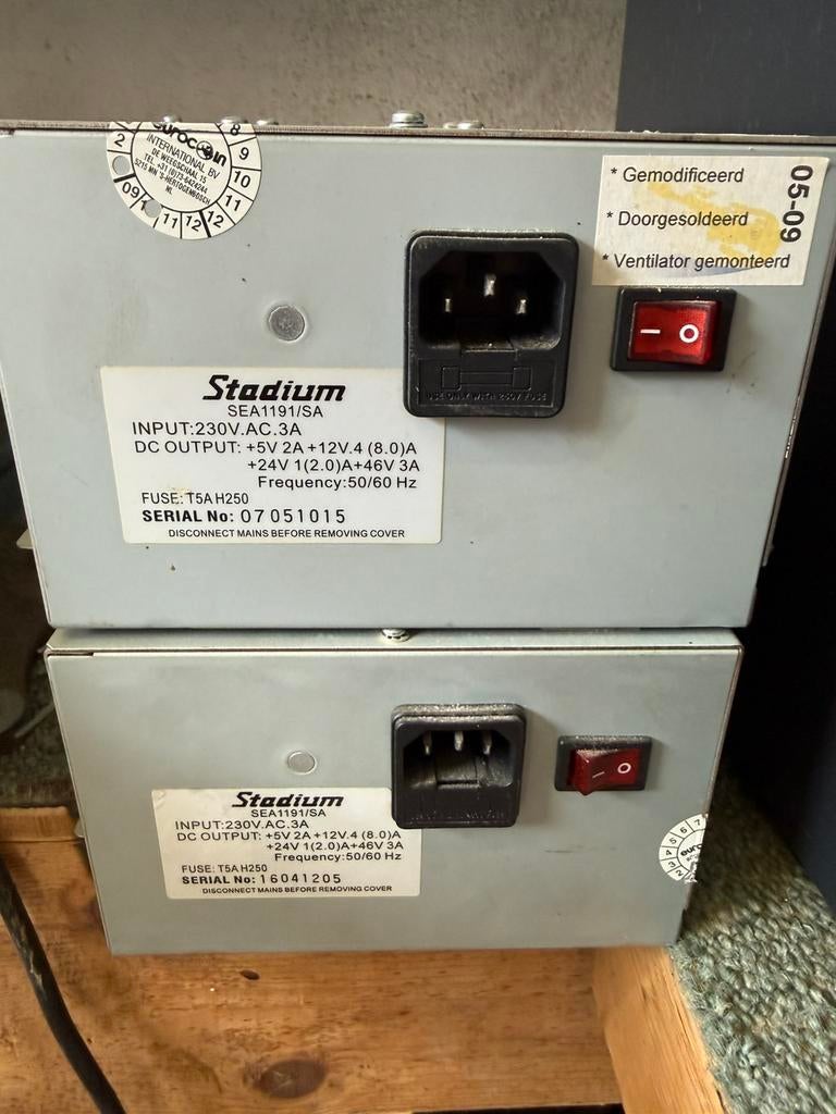 Voedingen gokkasten, Euro, Ophalen of Verzenden, Gebruikt