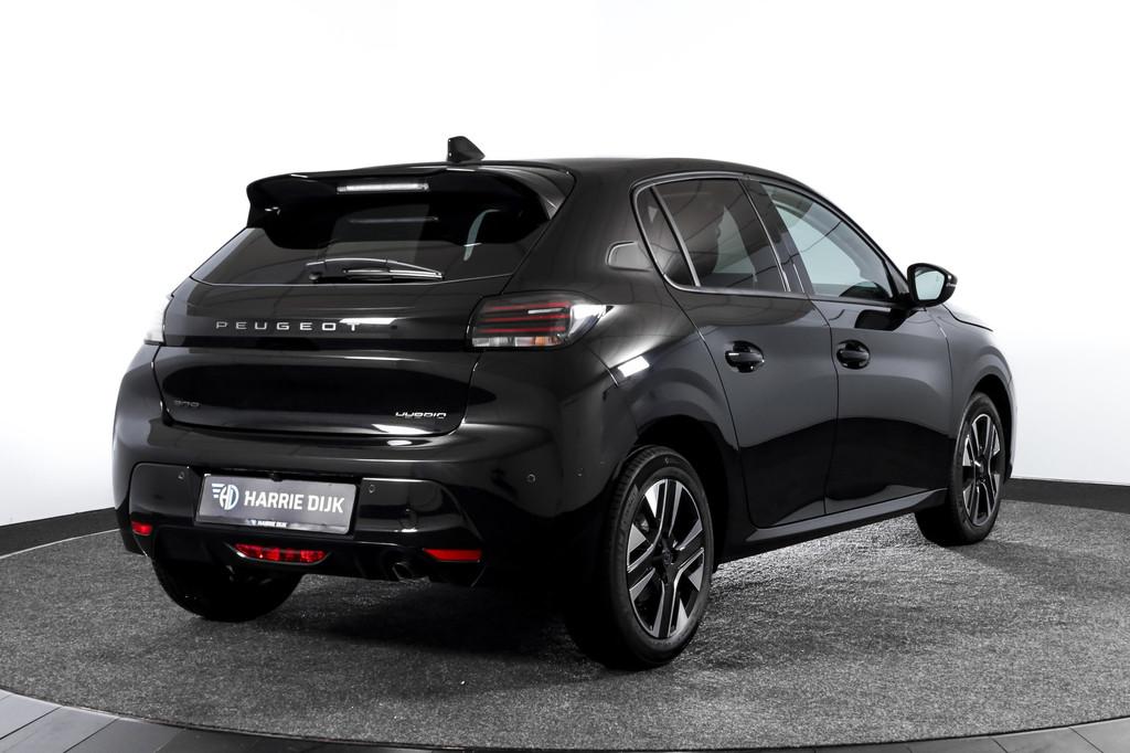 Peugeot 208 1.2 Hybrid 110 e-DCS6 Allure | Dig. Cockpit | Ad, 1195 kg, Gebruikt, 1199 cc, Zwart