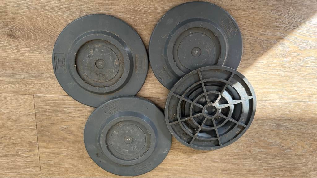 Fiamma Caravan Voetjes/Plaatjes - Voorkom Wegzakken, Ophalen of Verzenden, Gebruikt