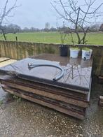 Stelcon platen 200x200cm - Robuuste betonplaten, Tuin en Terras, Tegels en Klinkers, Gebruikt, Overige typen, Ophalen of Verzenden