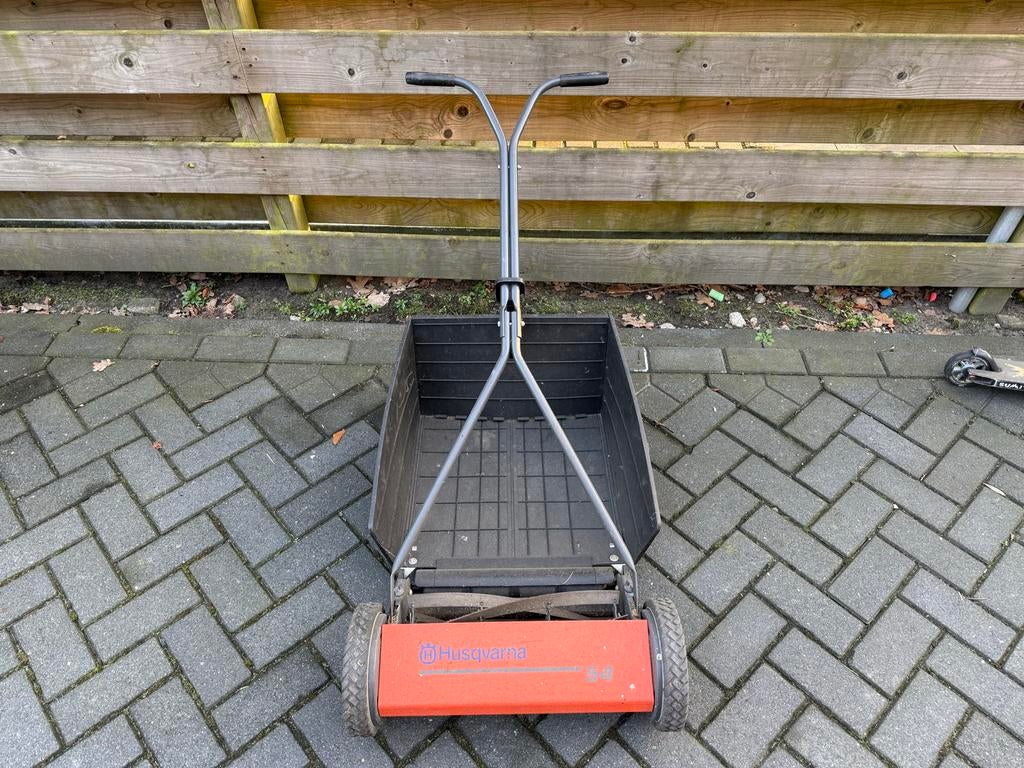 Husqvarna handgrasmaaier, Tuin en Terras, Ophalen, Gebruikt, Handgrasmaaier, Opvangbak