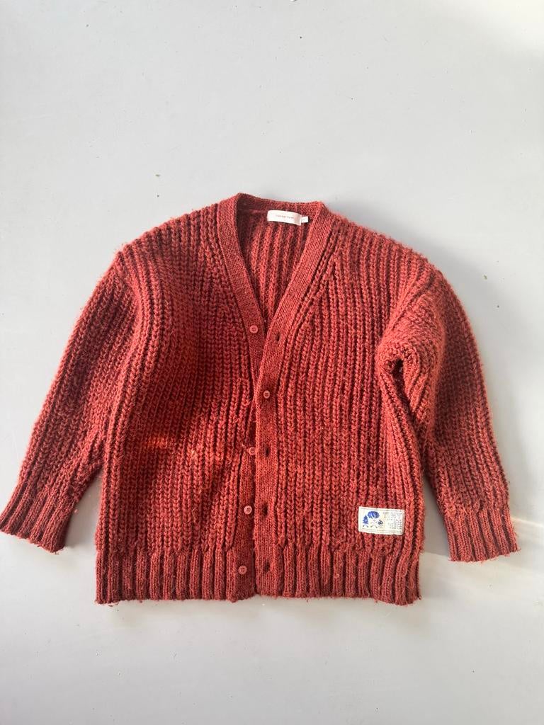 Tinycottons wool cardigan 128 unisex, Jongen of Meisje, Trui of Vest, Tinycottons, Ophalen of Verzenden