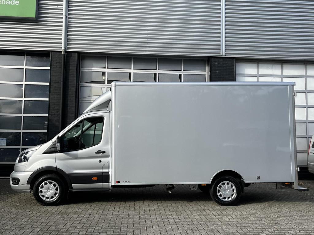 Ford Transit 350 170pk L4H1 Bakwagen! Airco / Cruise control, Auto's, Voorwielaandrijving, Stof, Euro 6, 4 cilinders