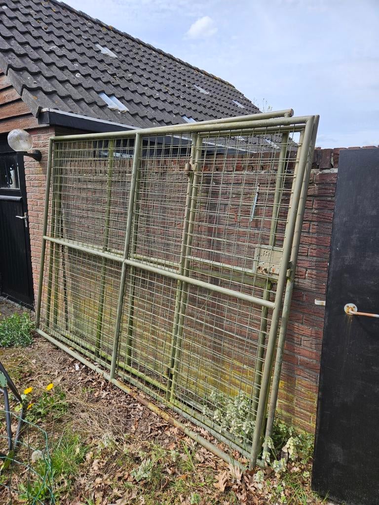 Kennelpanelen gaaspanelen 3x ijzer, Ophalen, Hondenkennel, 100 cm of meer, 110 cm of meer